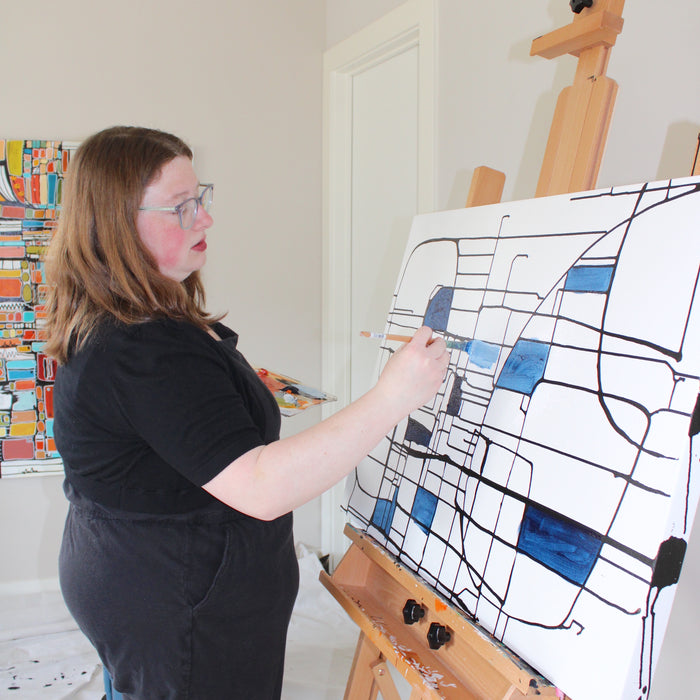 Leah Nadeau: Abstract Expressionist Art (now in) Seattle