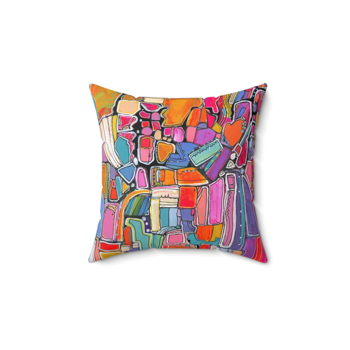 "Petals for Armor" Throw Pillow