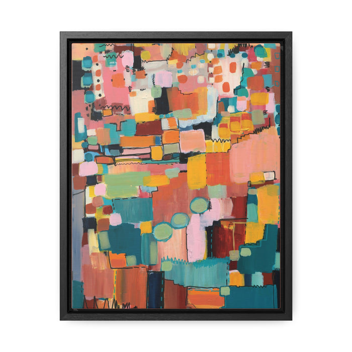 Sunset Fiesta, Framed Canvas Print