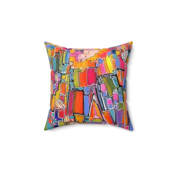 "Weird Barbie" Throw Pillow