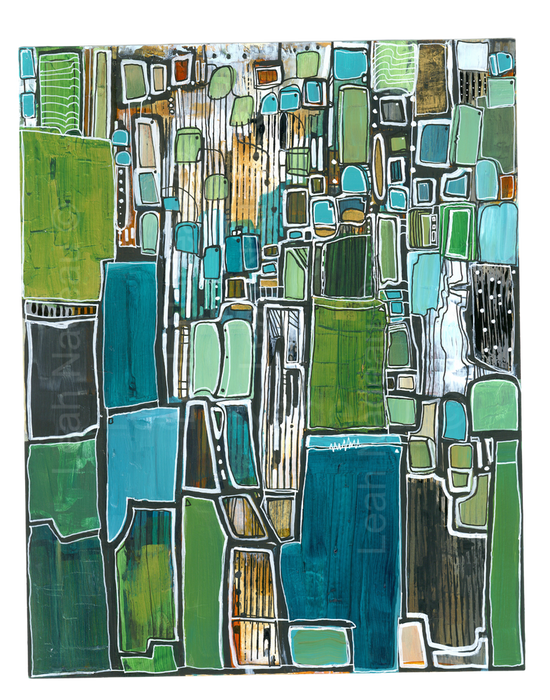 Emerald Cityscape