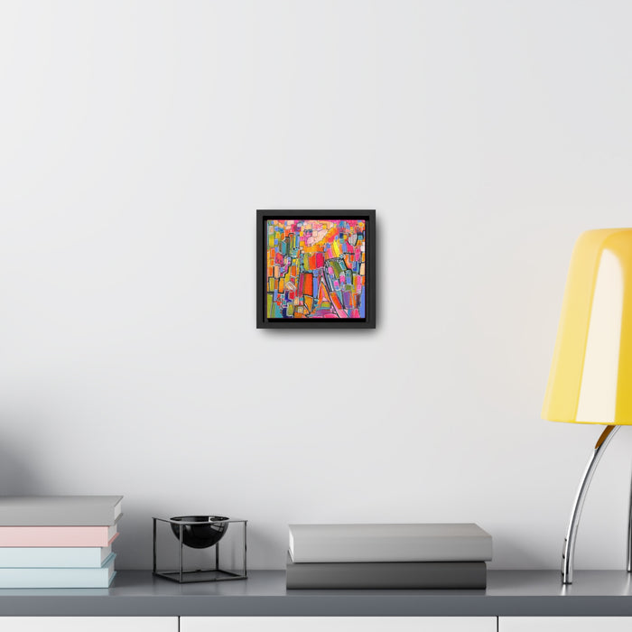 "Weird Barbie" Framed Canvas Print