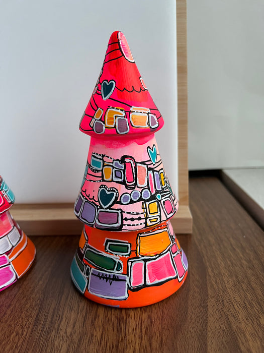 Hand-painted ceramic tree