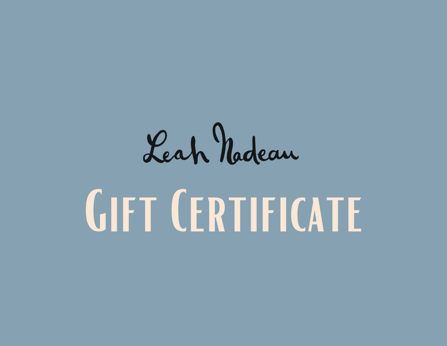 Gift Certificate