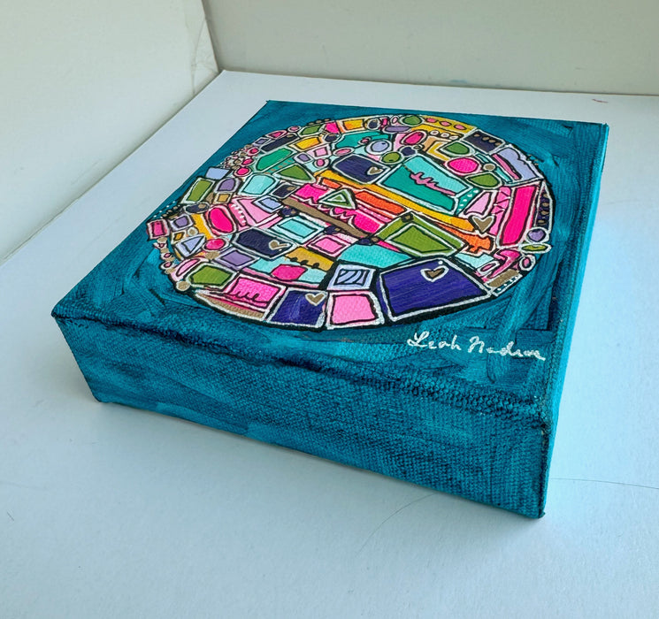 “Robin’s Egg Blue”- Original Painting by Leah Nadeau