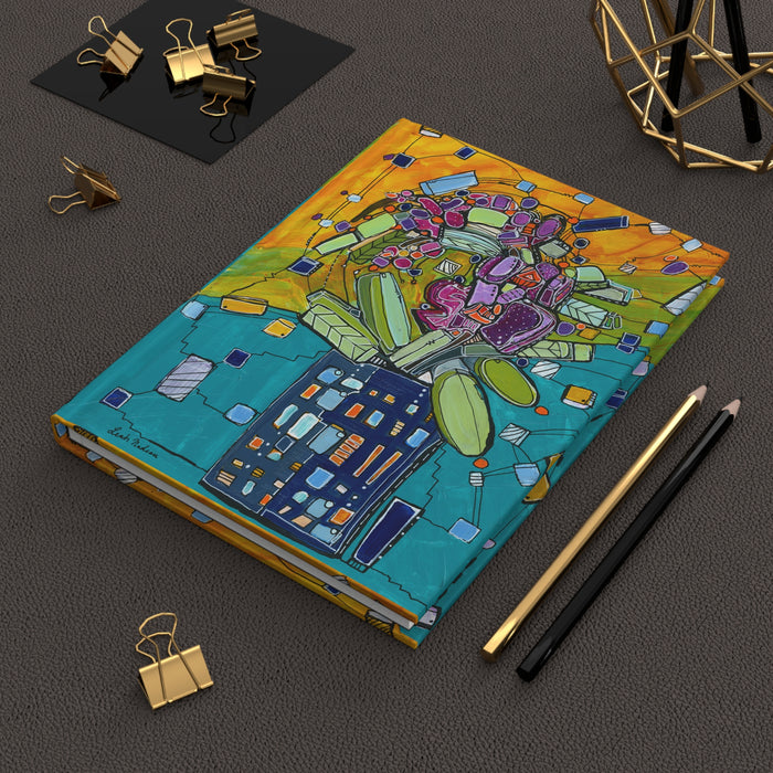 Mid Mod Orchid Hard Covered Journal