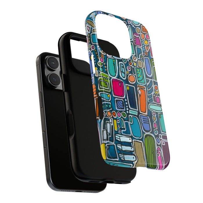 "Memory Den" Phone Case — Colorful Geometric  Protective Cover