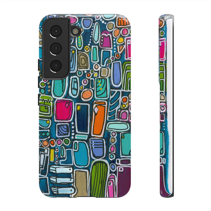 "Memory Den" Phone Case — Colorful Geometric  Protective Cover