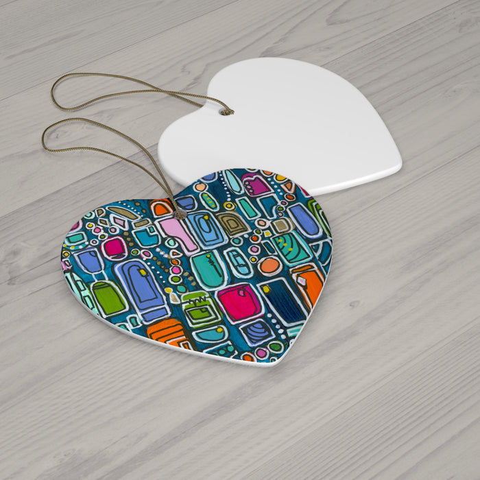 "Memory Den" Ceramic Ornament