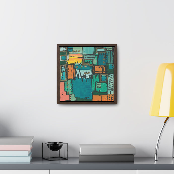 Don't Stop The Music Framed Canvas Print