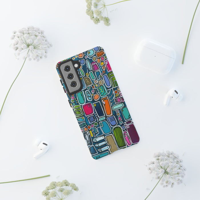 "Memory Den" Phone Case — Colorful Geometric  Protective Cover