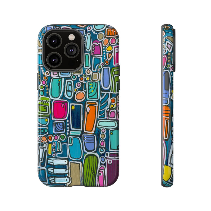 "Memory Den" Phone Case — Colorful Geometric  Protective Cover