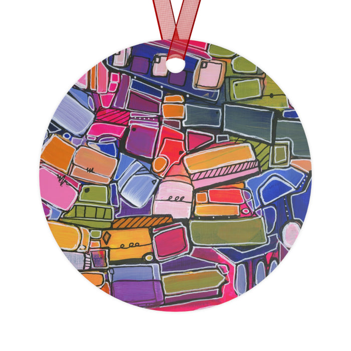 "Dopamine" Metal Ornament