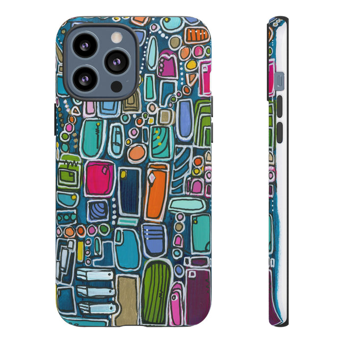 "Memory Den" Phone Case — Colorful Geometric  Protective Cover