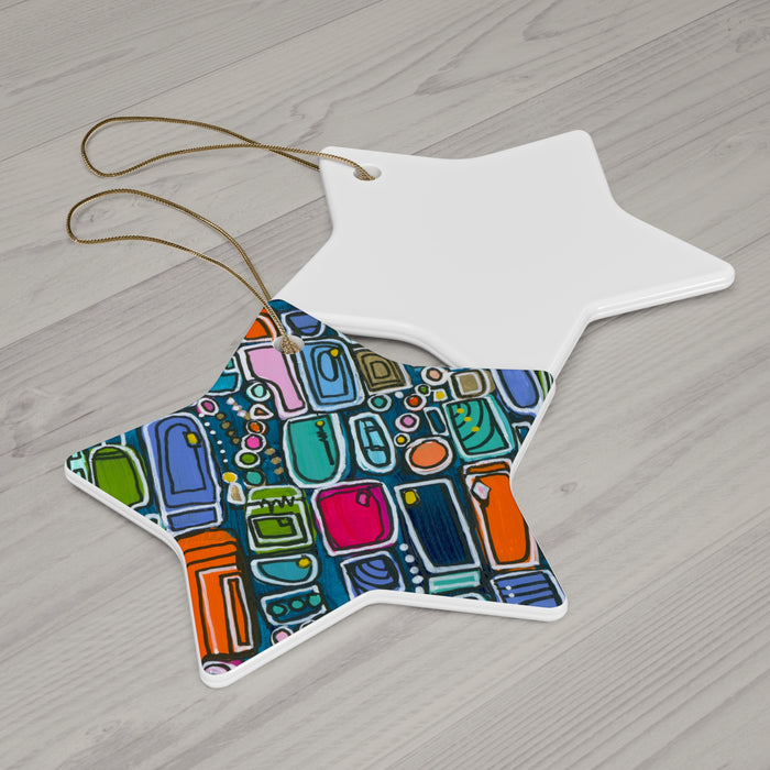 "Memory Den" Ceramic Ornament