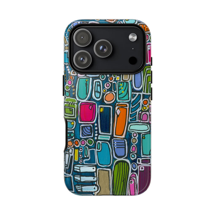 "Memory Den" Phone Case — Colorful Geometric  Protective Cover