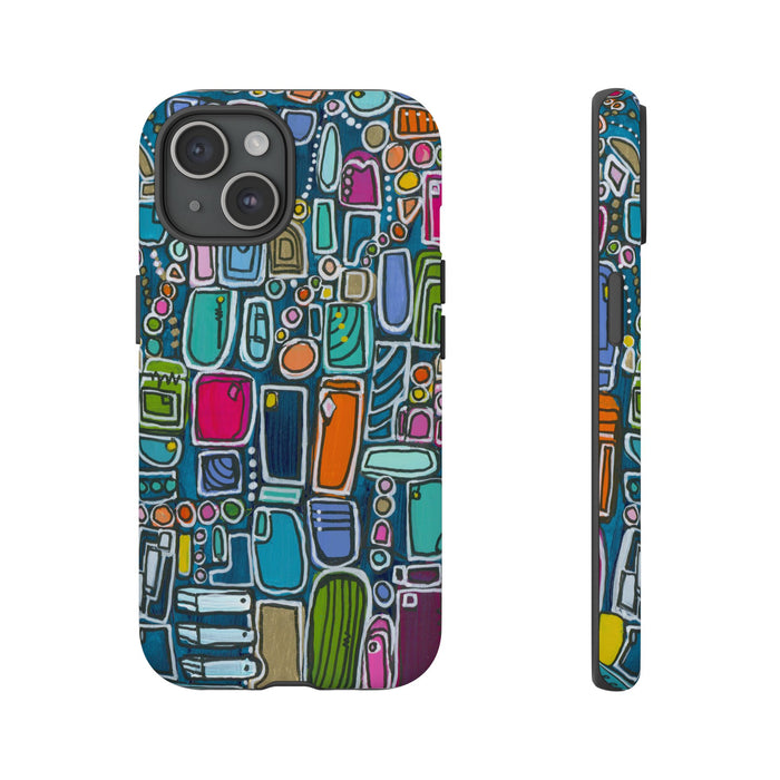 "Memory Den" Phone Case — Colorful Geometric  Protective Cover