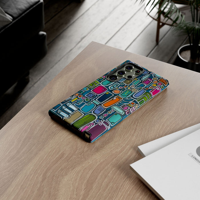 "Memory Den" Phone Case — Colorful Geometric  Protective Cover