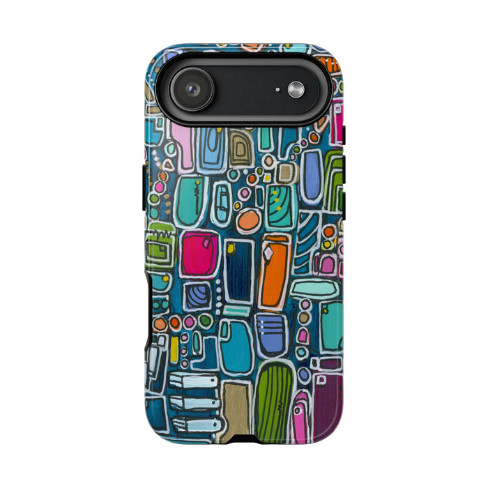 "Memory Den" Phone Case — Colorful Geometric  Protective Cover