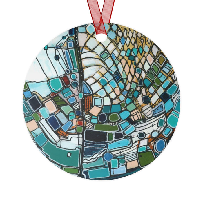 View From The Window Seat Ornament (Double Sided)