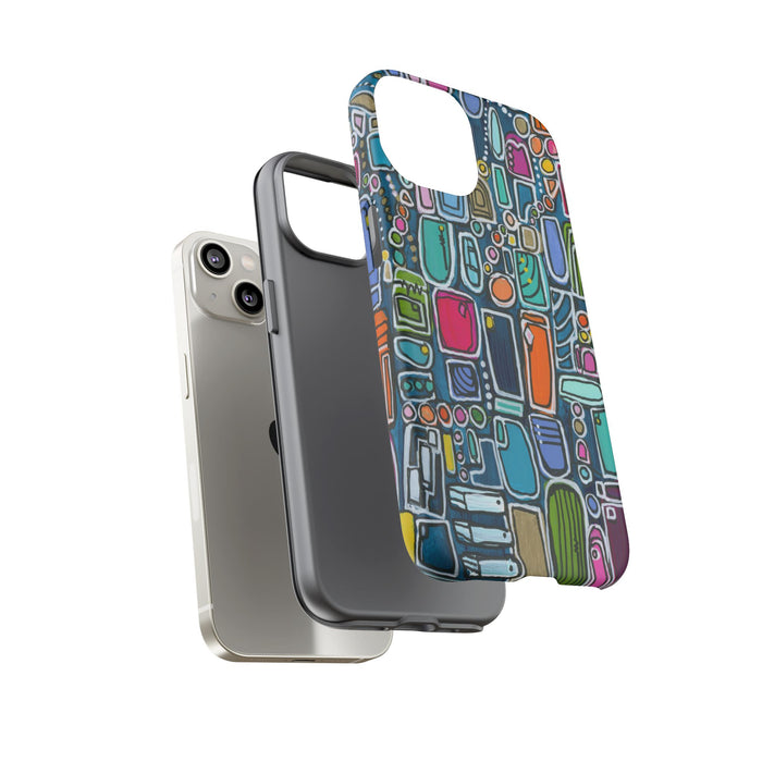"Memory Den" Phone Case — Colorful Geometric  Protective Cover