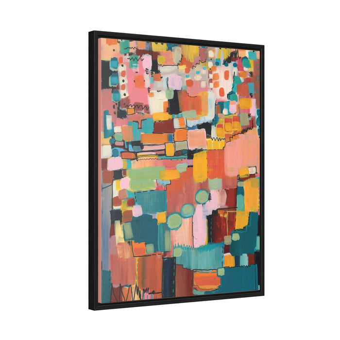 Sunset Fiesta, Framed Canvas Print