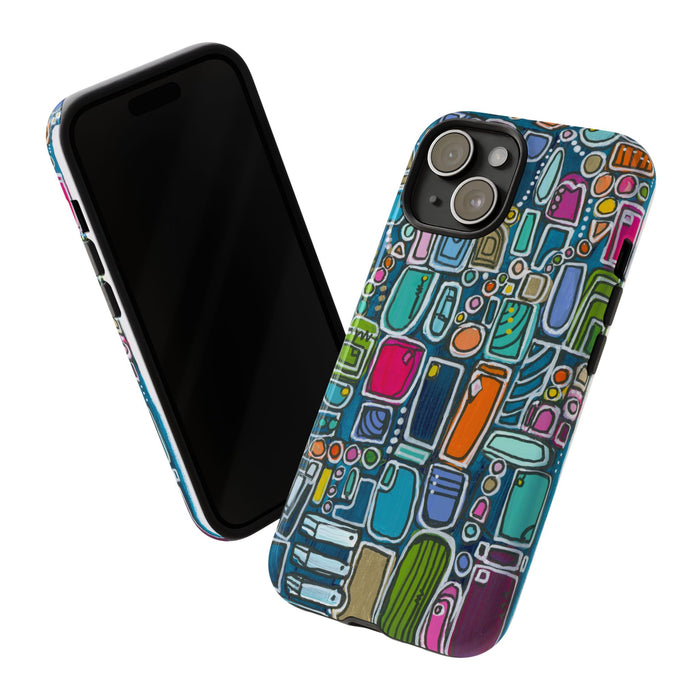 "Memory Den" Phone Case — Colorful Geometric  Protective Cover