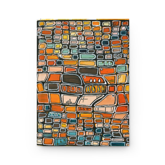 Retro Wave Hard Covered Journal