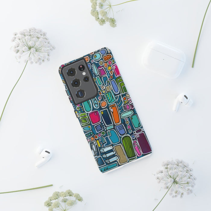 "Memory Den" Phone Case — Colorful Geometric  Protective Cover