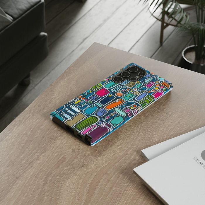 "Memory Den" Phone Case — Colorful Geometric  Protective Cover