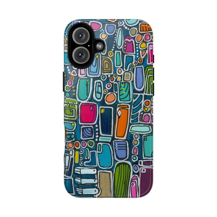 "Memory Den" Phone Case — Colorful Geometric  Protective Cover
