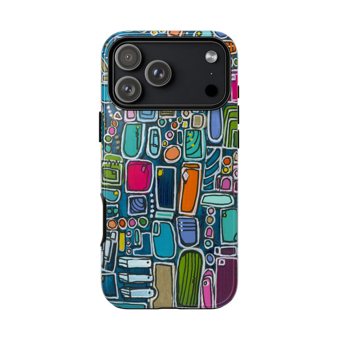 "Memory Den" Phone Case — Colorful Geometric  Protective Cover