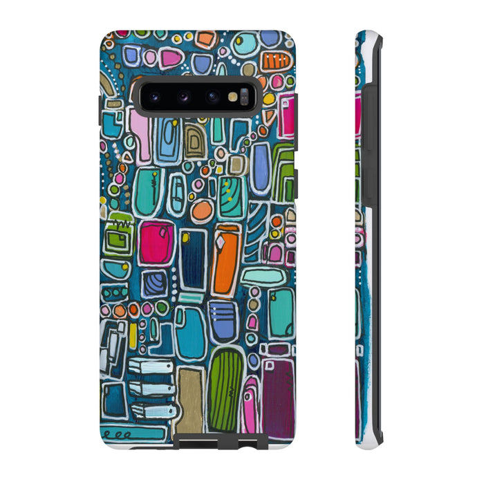 "Memory Den" Phone Case — Colorful Geometric  Protective Cover