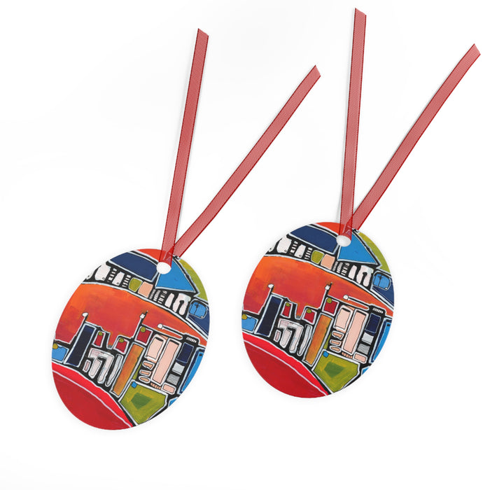 "Christmas Skyline" Ornament