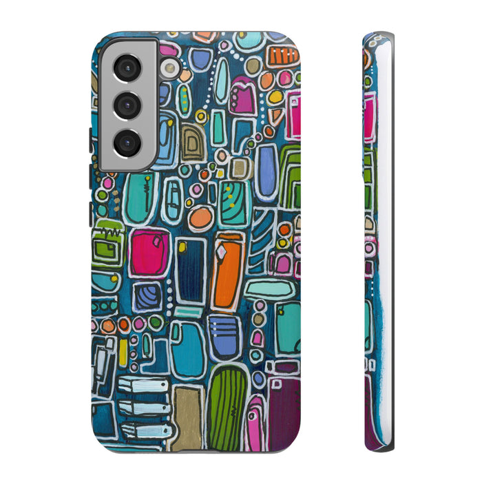 "Memory Den" Phone Case — Colorful Geometric  Protective Cover