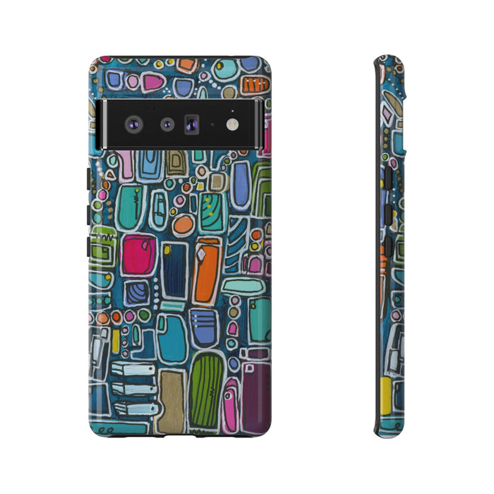 "Memory Den" Phone Case — Colorful Geometric  Protective Cover