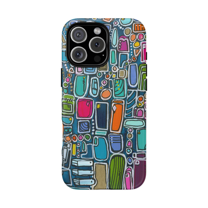 "Memory Den" Phone Case — Colorful Geometric  Protective Cover