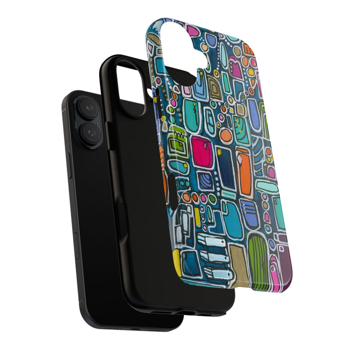 "Memory Den" Phone Case — Colorful Geometric  Protective Cover