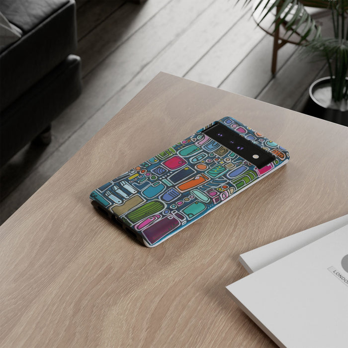"Memory Den" Phone Case — Colorful Geometric  Protective Cover
