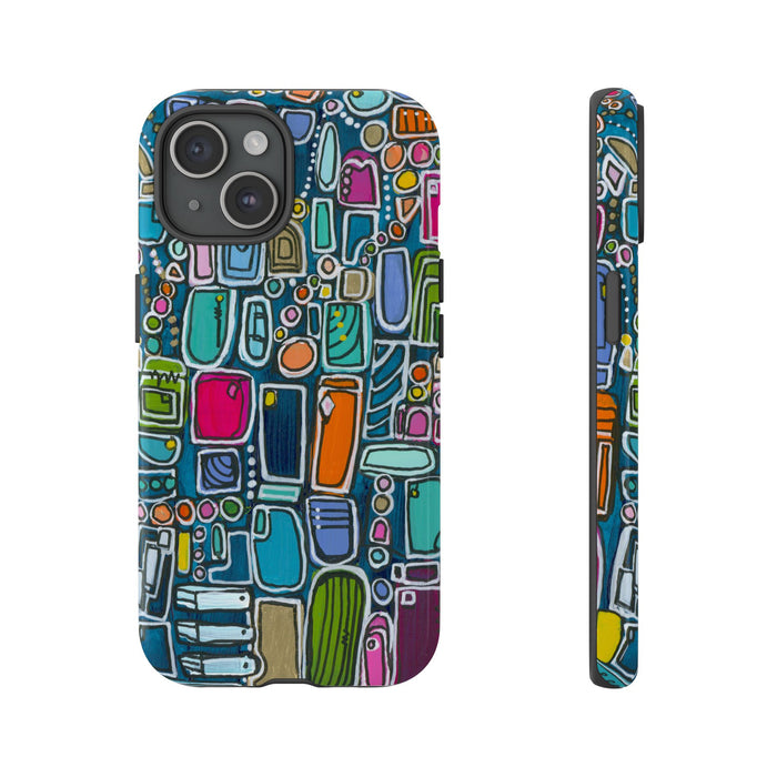 "Memory Den" Phone Case — Colorful Geometric  Protective Cover