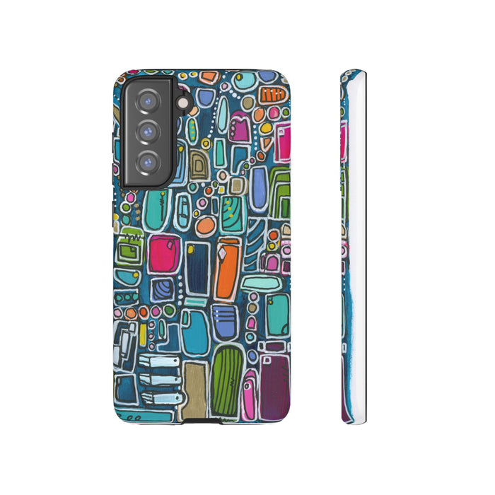 "Memory Den" Phone Case — Colorful Geometric  Protective Cover