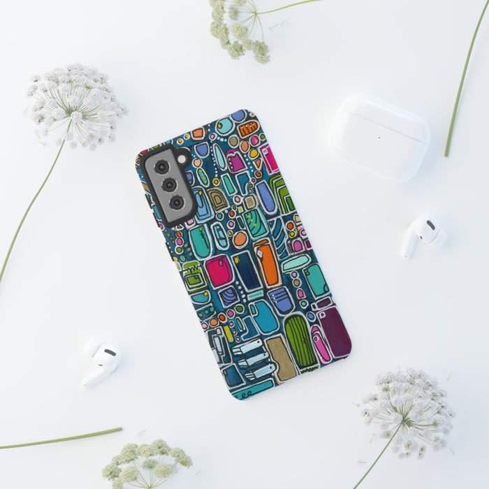 "Memory Den" Phone Case — Colorful Geometric  Protective Cover