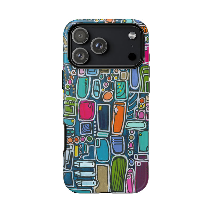"Memory Den" Phone Case — Colorful Geometric  Protective Cover
