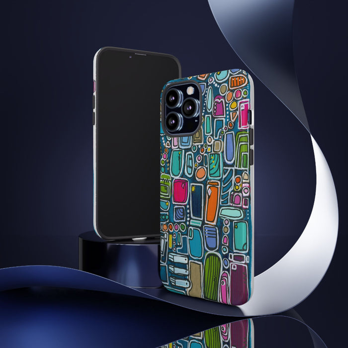 "Memory Den" Phone Case — Colorful Geometric  Protective Cover