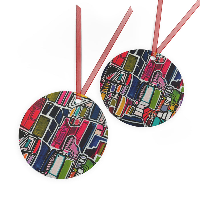 "Pink Graffiti" Ornaments