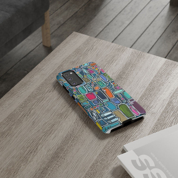 "Memory Den" Phone Case — Colorful Geometric  Protective Cover