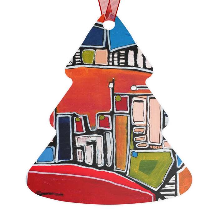 "Christmas Skyline" Ornament
