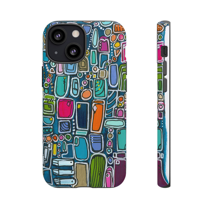 "Memory Den" Phone Case — Colorful Geometric  Protective Cover