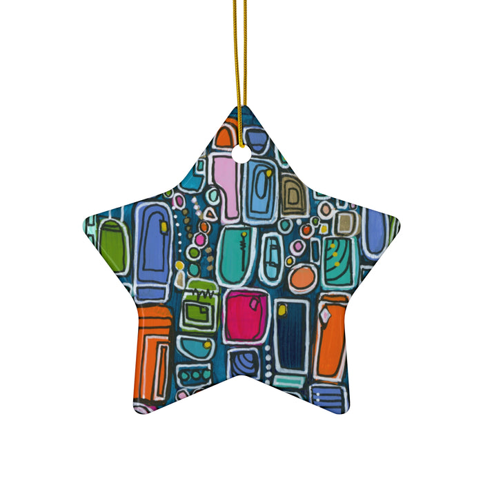 "Memory Den" Ceramic Ornament