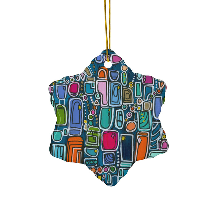 "Memory Den" Ceramic Ornament